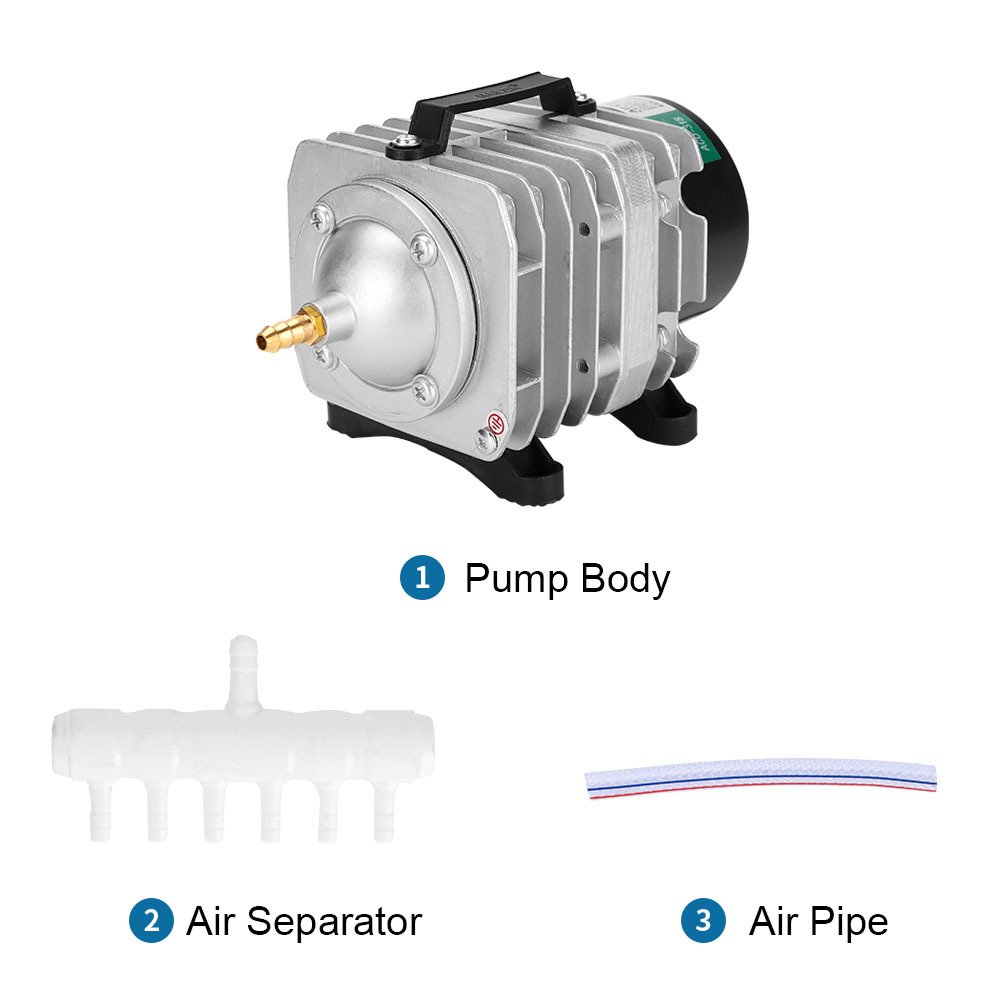 Hailea Fish Tank Oxygen Pump Electromagnetic Air Compressor ACO-328 Aerator Oxygenation Pumps for Aquarium Fish Tanks Air Pump