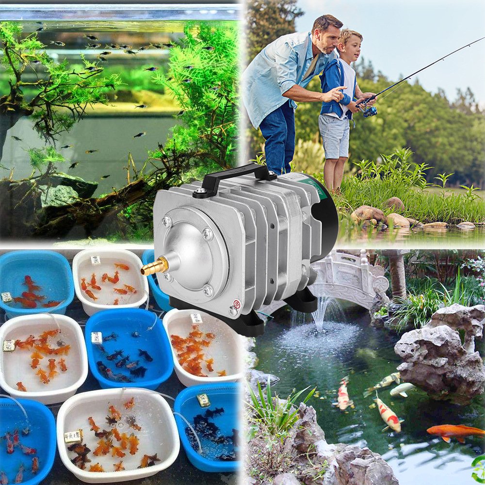 Hailea Fish Tank Oxygen Pump Electromagnetic Air Compressor ACO-328 Aerator Oxygenation Pumps for Aquarium Fish Tanks Air Pump
