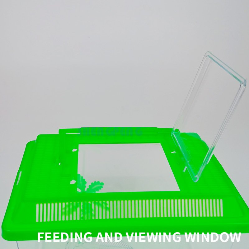21x13.3x14cm Small Plastic Aquariums for Kids Portable Clear and Transparent Plastic Tank