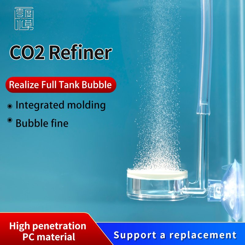 WYIN ZRDR W05-08A ZRDR transparent refiner aquarium co2 diffusers CO2 atomiser Carbon dioxide refiner Plastic refiner