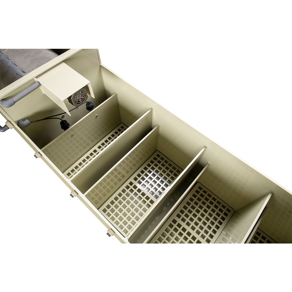 Aquaculture Rotary Drum Filter Water Purifier for Koi Pond Fish Farming Rectangular Aquarium Fish Tank Pond Filter