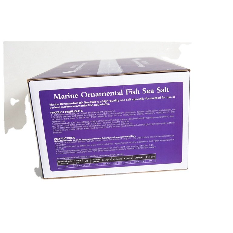 2024 Marine Ornamental Reef Tank Sea Salt Aquarium & Accessory
