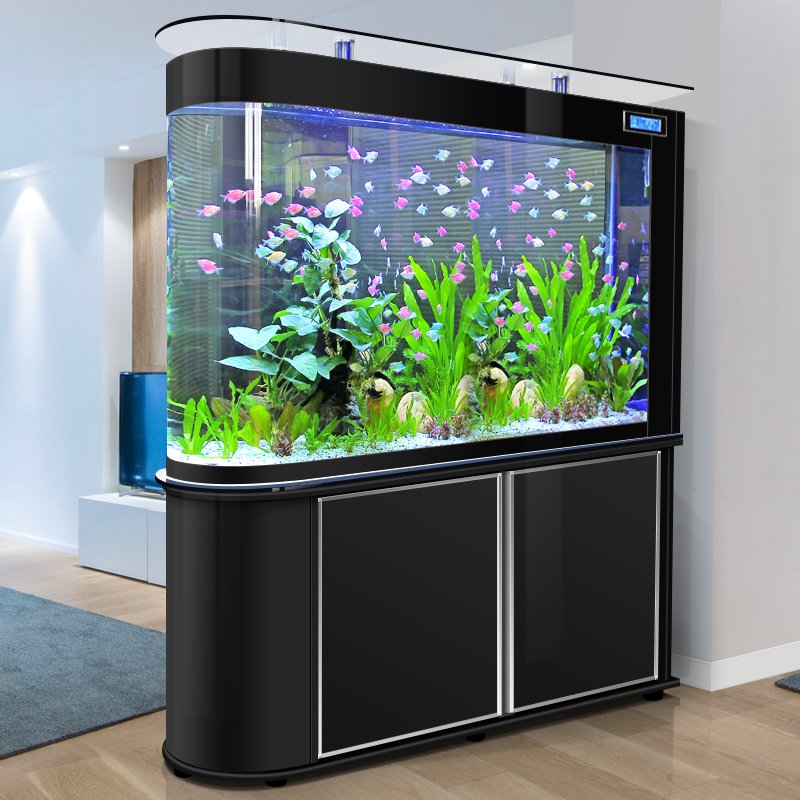 aquariums & accessories Best Selling Luxury Frp Fish Tank Home Large Glass Aquarium