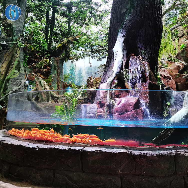 Lesheng High Quality Factory Direct Sale Customized Acrylic Aquaruium Tank, Acrylic Aquarium Tank With Big Size@