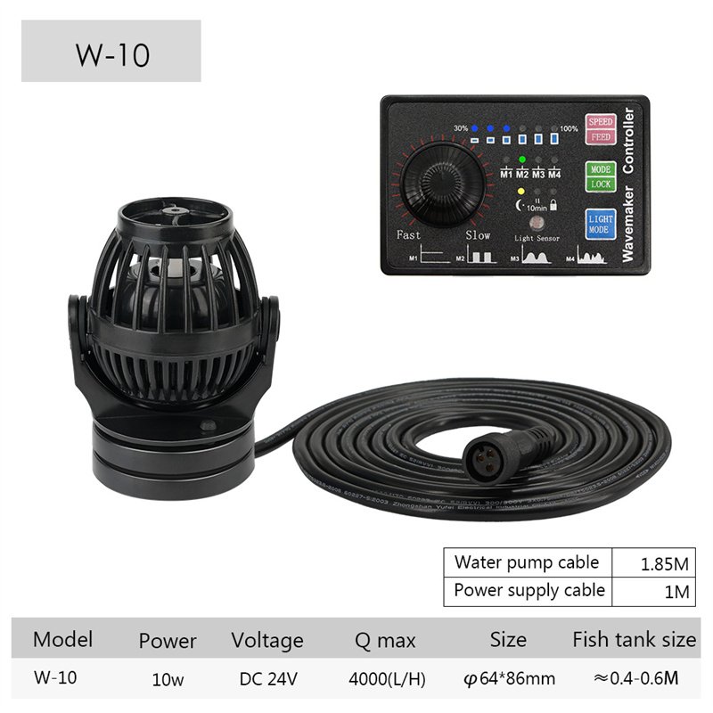 Electrical Aquarium Wave Pump Ultra Quiet Reef Wave Maker Marine Fish Tank Surf Wave Making Pump with Controller