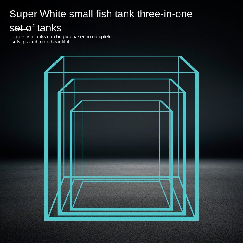 High Quality Glass Modern Small Fish Aquarium