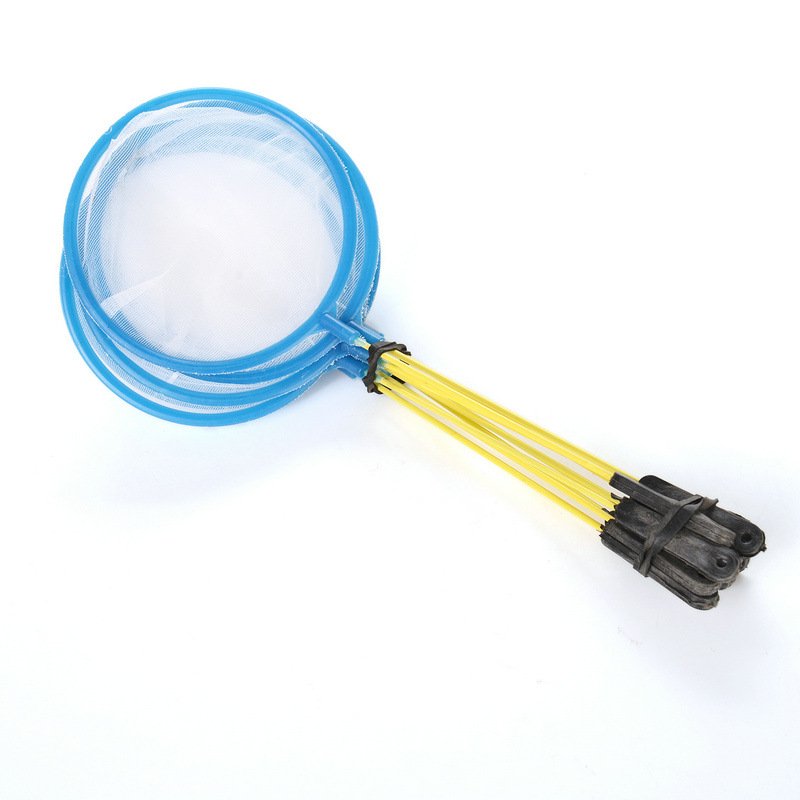 Seaside catching small nets aquarium fishing 10CM round encrypted nets aquarium cleaning small pocket nets