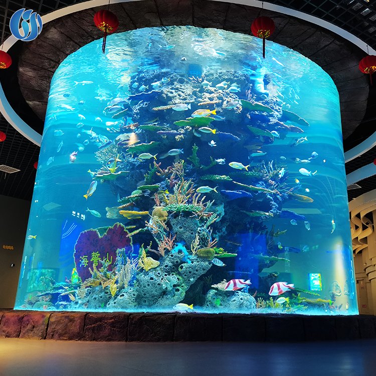 Lesheng High Quality Factory Direct Sale Customized Acrylic Aquarium Acrylic Fish Tank With Big Size