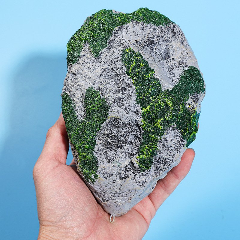 Simulation of moss suspension stone fish tank aquascape decoration