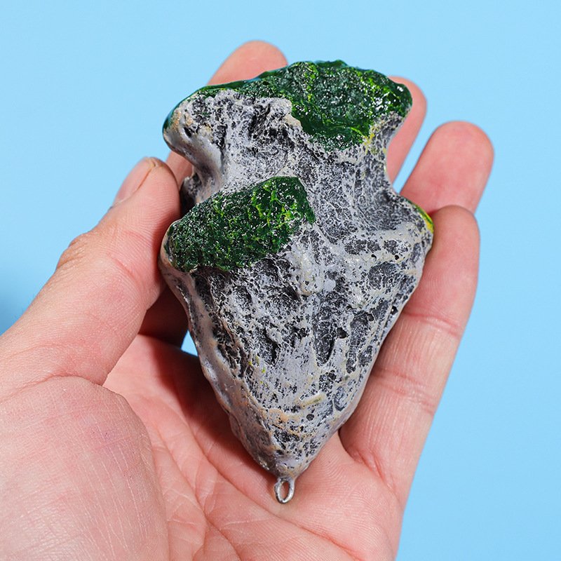 Simulation of moss suspension stone fish tank aquascape decoration
