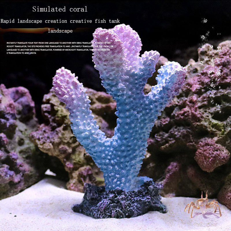 high quality Resin Artificial Function Ceramic Coral Reef Rock Marine Aquarium Decorations for Fish Tank