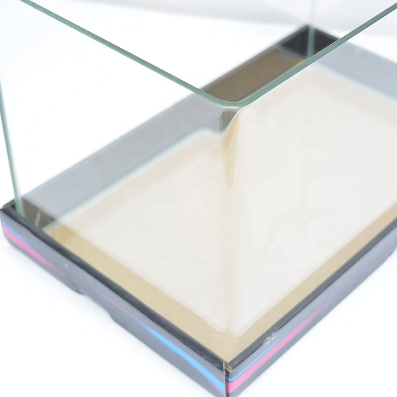 latest multifunctional back filter fish tank glass fish tank back filter right angle glass aquarium ultra clear glass fish tank