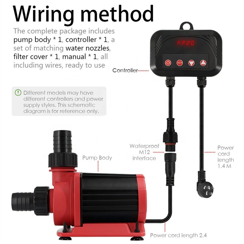 Best Seller 12000L/H Garden Water Pump Large Flow Marine Aquarium Fish Pond Pump Strong Power Koi Pond Pumps