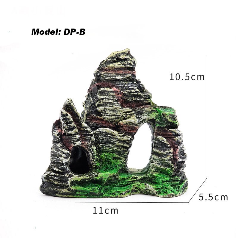 New Arrival Hot Selling Aquarium Landscaping Tree Stump Mountain View Fish Tank Artificial Fish Tank Stone On Sale