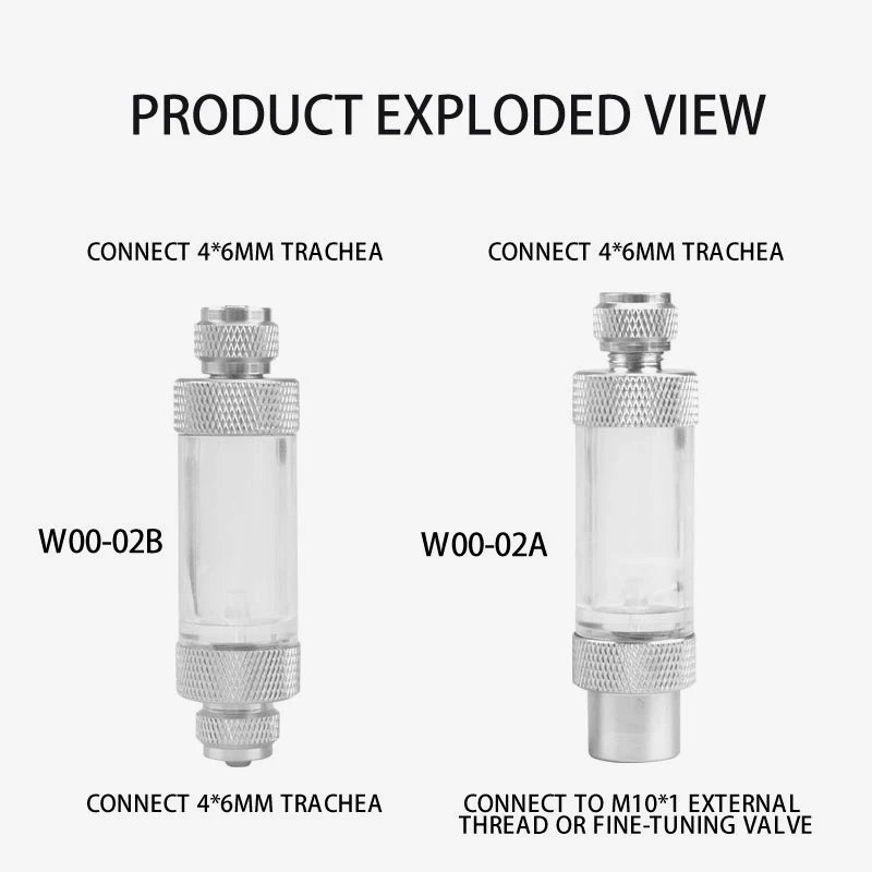 ZRDR aquarium Check Valve-Regulator Diffuser Reactor Single-Head or Dual-Head Aquarium CO2 Bubble Counter Air Pump Accessories