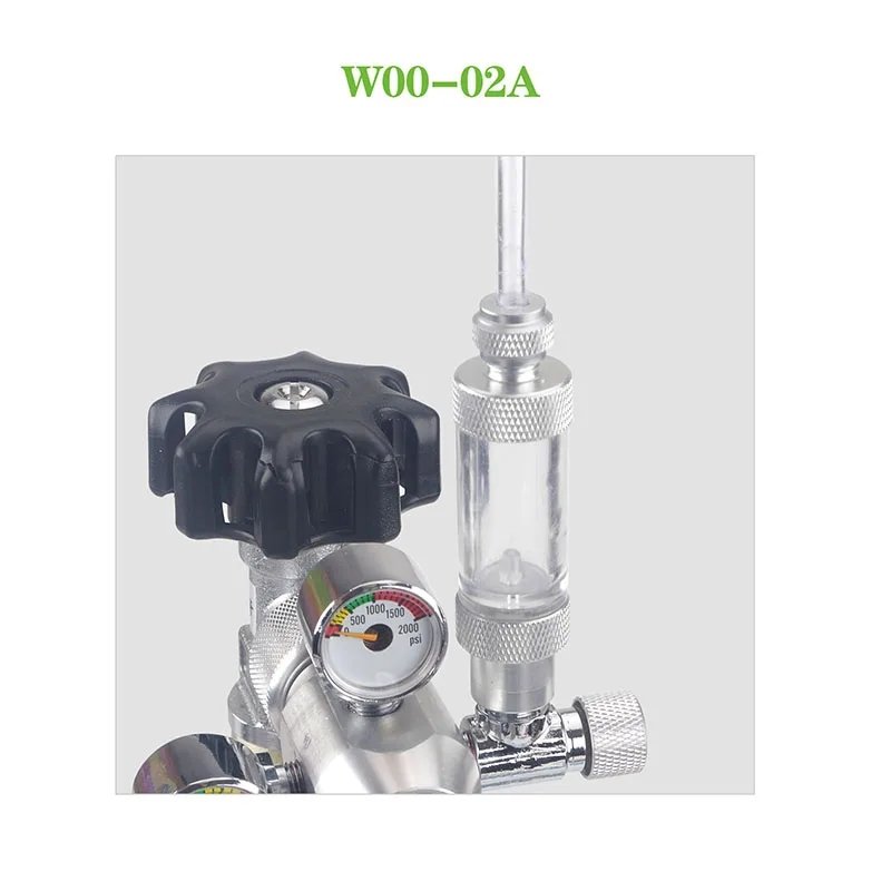 ZRDR aquarium Check Valve-Regulator Diffuser Reactor Single-Head or Dual-Head Aquarium CO2 Bubble Counter Air Pump Accessories