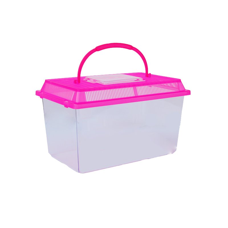 Plastic Reptile Carrier Small Terrariums for Hermit Crabs Lizards
