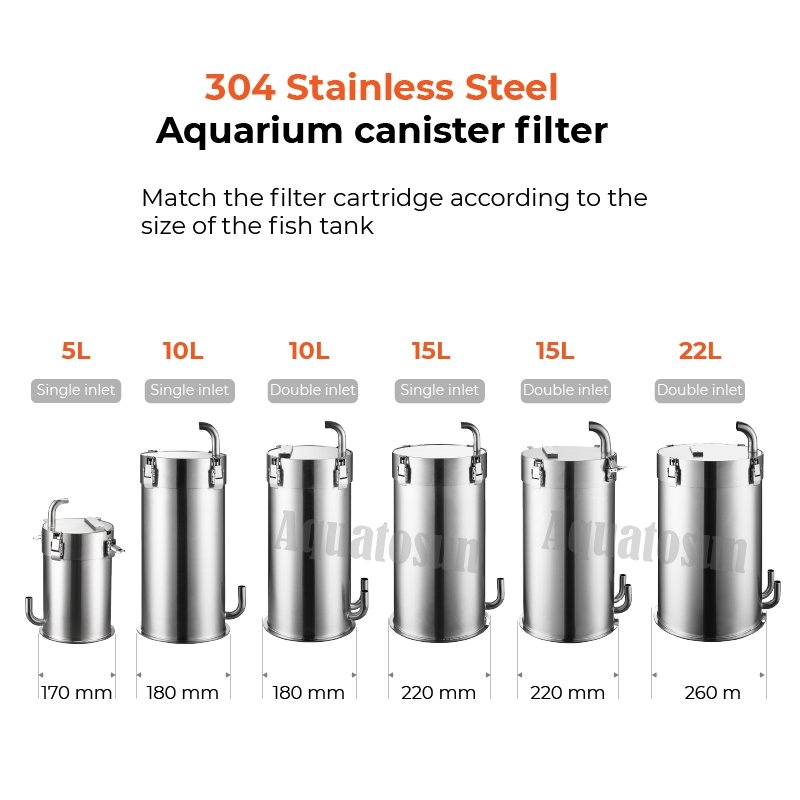 OEM Accepted Aquariums Accessories Aquarium Canister Filter for Freshwater Tank