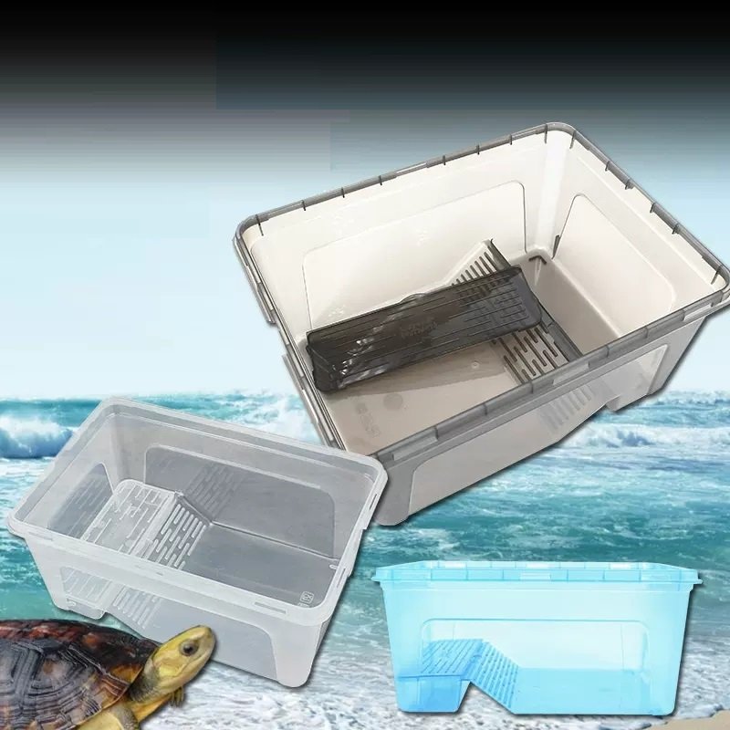 Aquarium Products Turtle Tank Amphibious Pet Tank Turtle Climbing Tank
