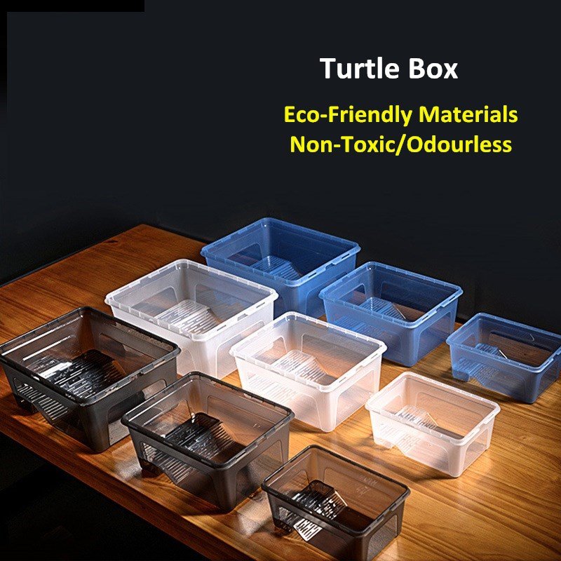 Aquarium Products Turtle Tank Amphibious Pet Tank Turtle Climbing Tank