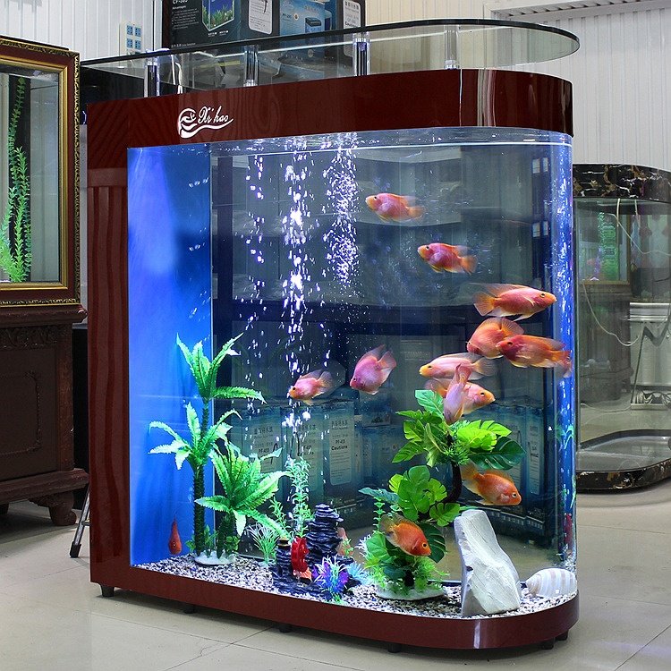 Transparent large acrylic aquariums table fish tank for sale Bullet style aquarium fish tank