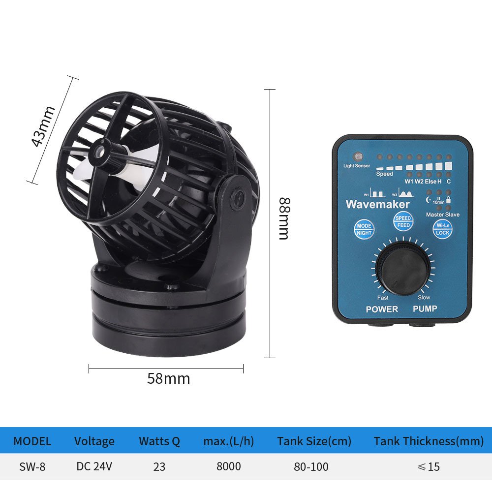 Jebao Silent Circulation Wave Pump SW Series Wave Pump Surf Pump
