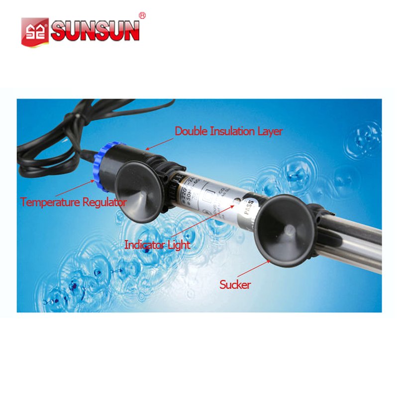 SUNSUN CE/GS Different Power Aquatic Aquarium Heater Submersible Plastic Fish Tank Aquariums & Accessories Sustainable 1.5m