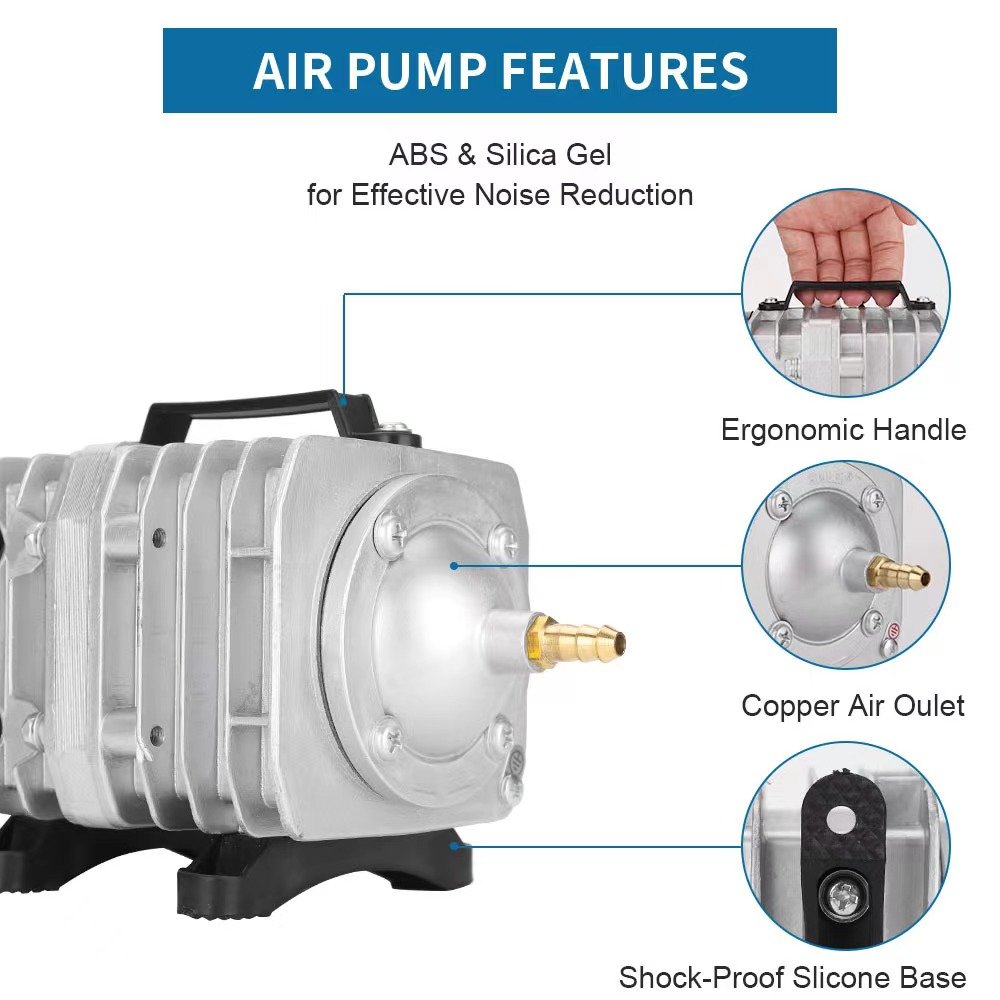 ACO 208/308 Series Oxygen Pump High Power AC Electromagnetic Air Pump For aquarium