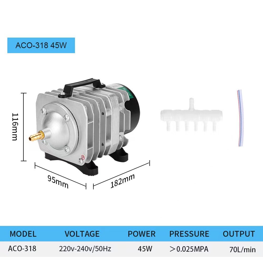 ACO 208/308 Series Oxygen Pump High Power AC Electromagnetic Air Pump For aquarium