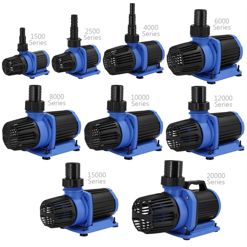 Multifunctional 15000L/H Aquarium DC Controllable Return Pump Sine Wave Submersible Waterfall Aquarium Water Pump