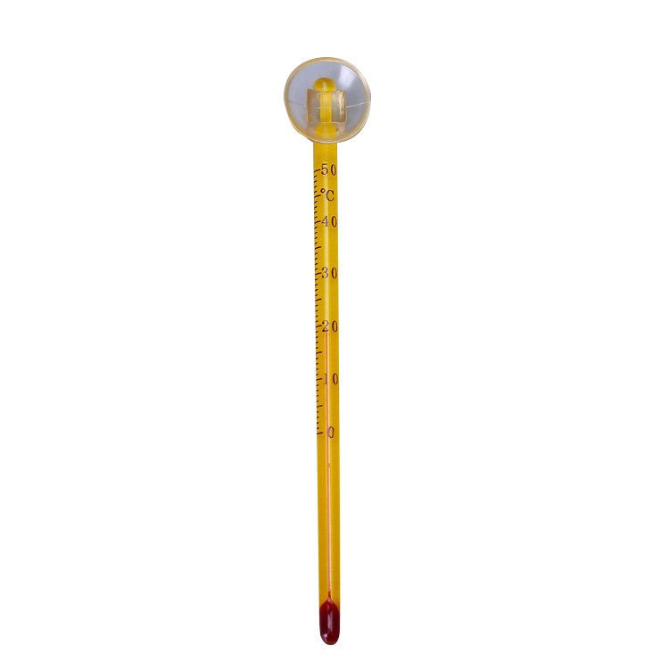 Wholesaler Floating Aquarium Thermometer Waterproof Fish Tank Temperature Gauge With Suction Cup Mercury Free
