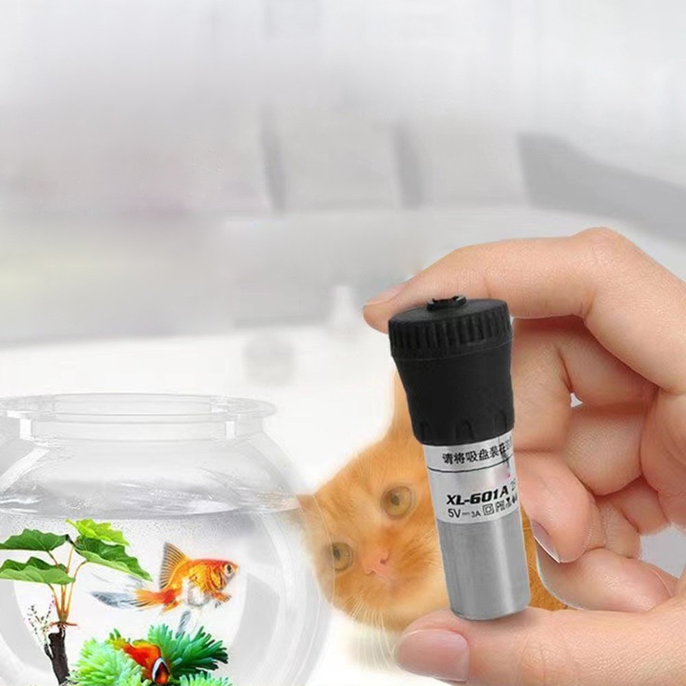 Aquarium Heater Adjustable Submersible Fish Tank Heater Digital Display External Temperature Controller 18-34C USB Mini