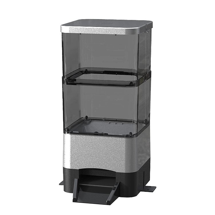 Aquaculture automatic feeder high capacity ponds auto feeder plastic feeders