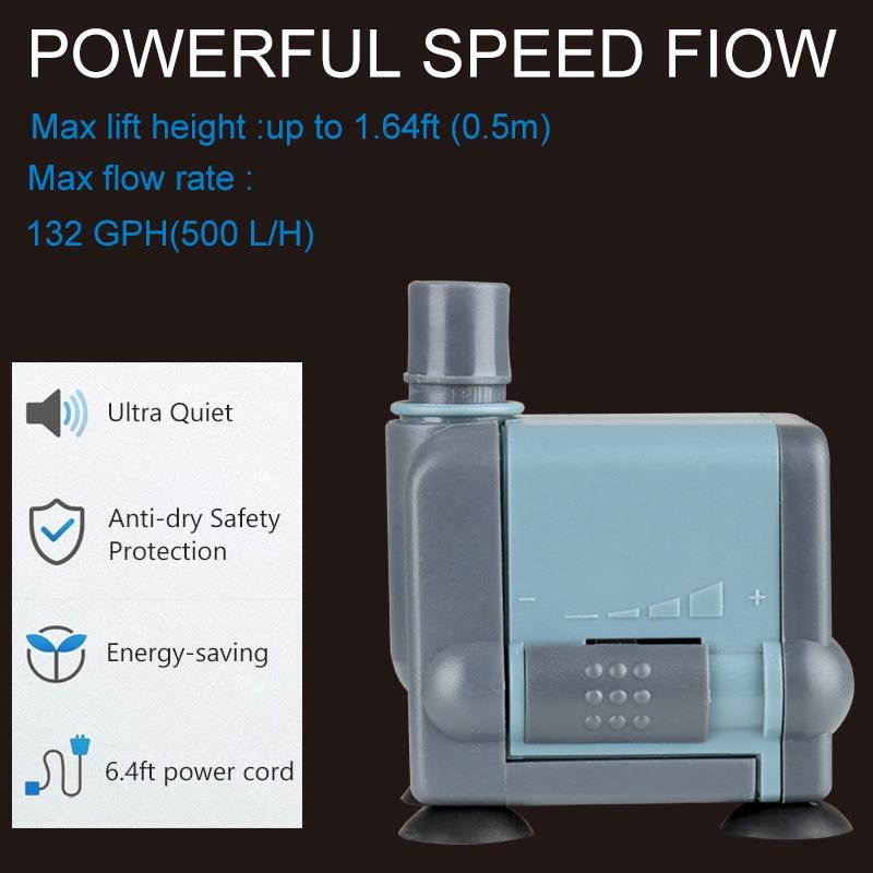 factory price aquarium accessories fish tank small pump submersible pumps