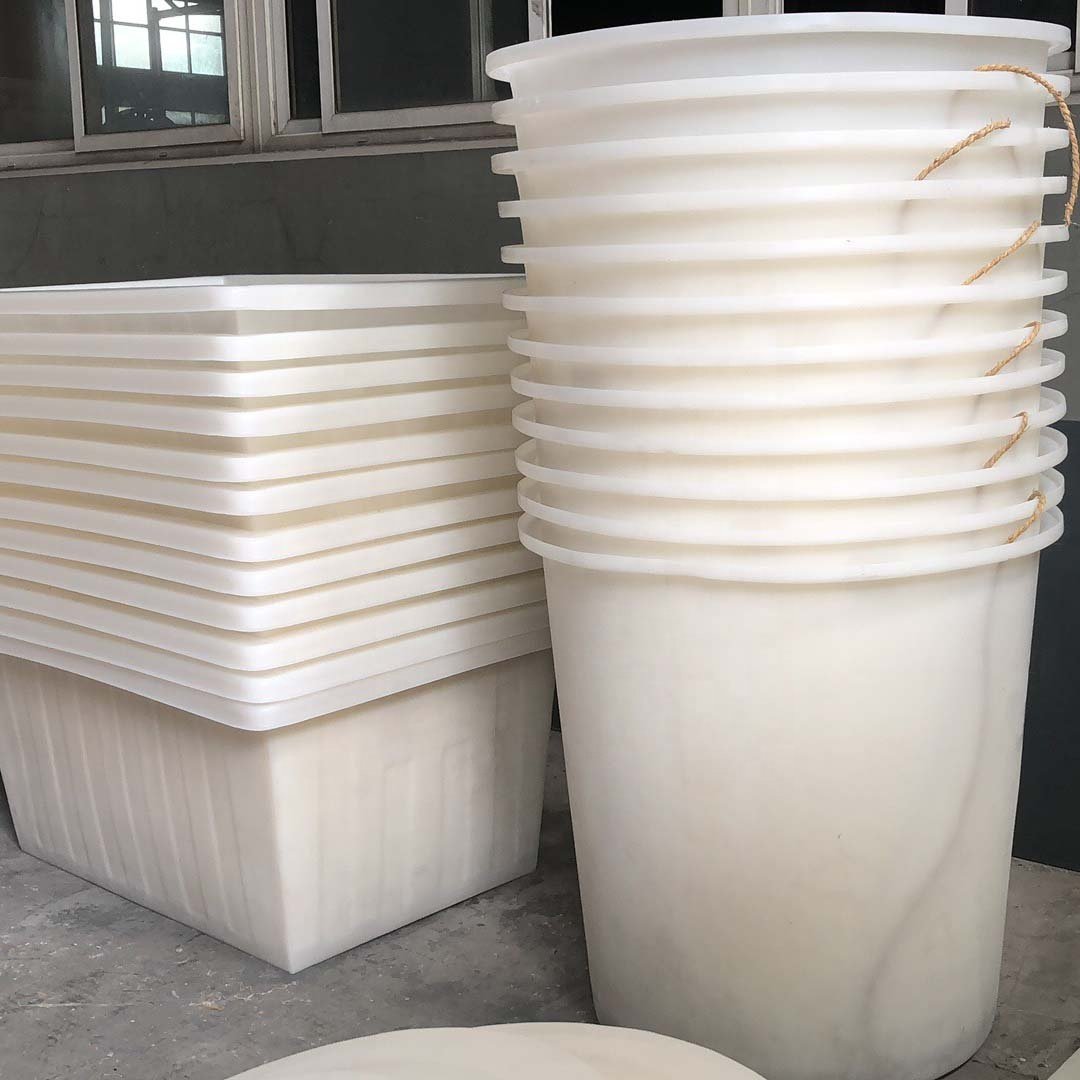 china supplier Polyethylene rotomolded manufacturer blue flexible plastic aquarium koi fish tank