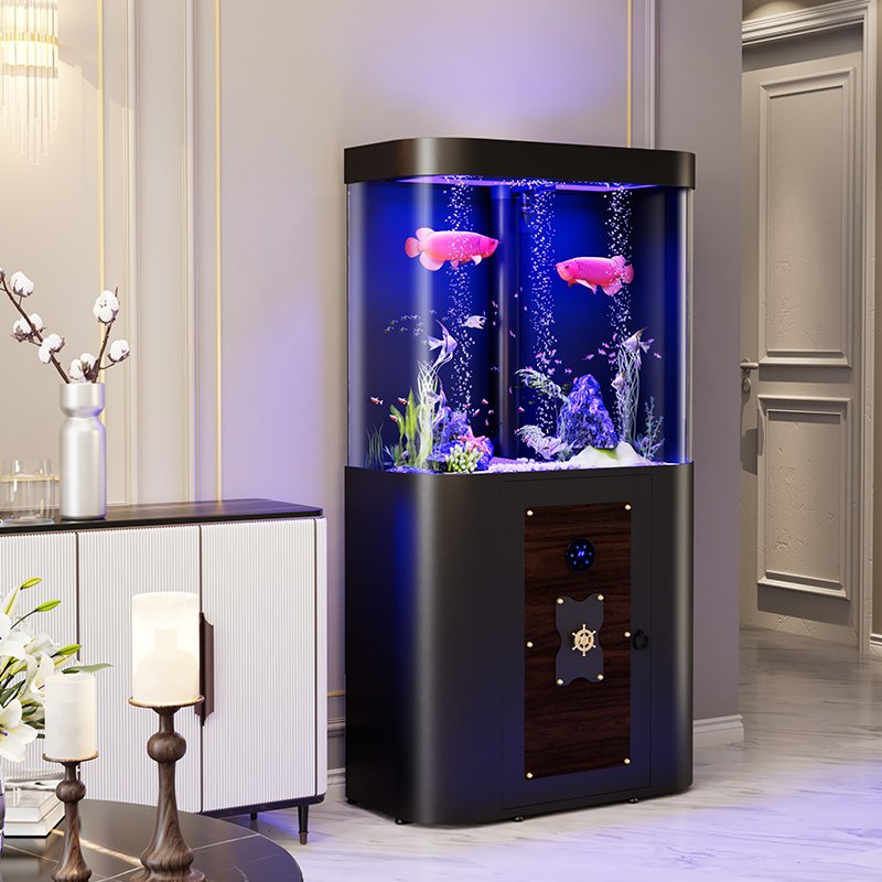 170L Indoor living room acrylic aquarium new style with filter medium-sized ornamental fish tank