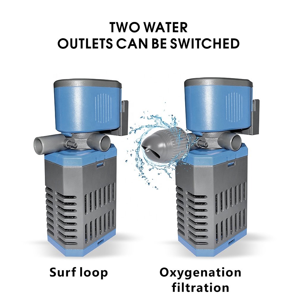 Aquarium Filter Multi-functional Fish Tank Filter 4 In 1 Internal Filter