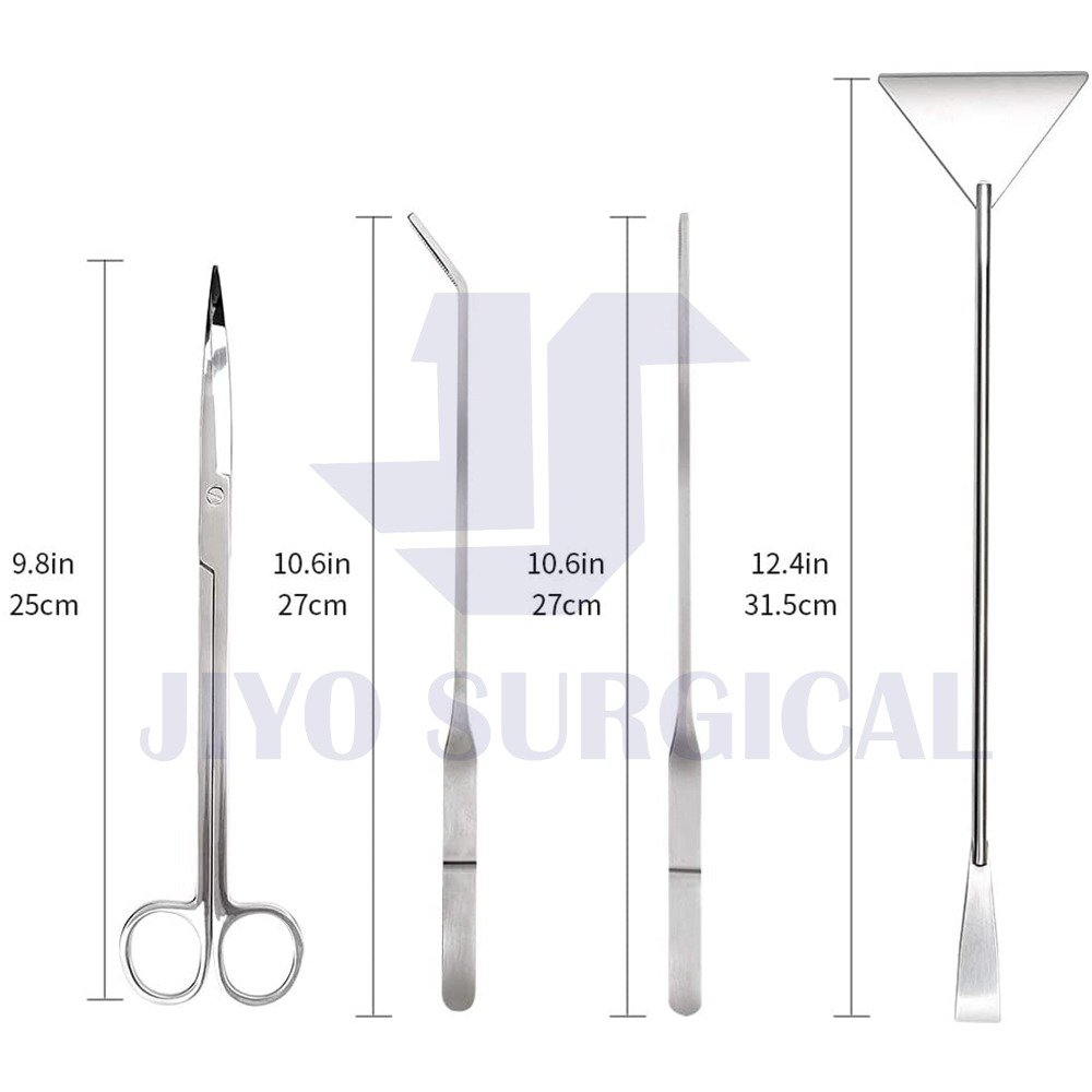 High Demand Hot Sales CE Approved Stainless Steel Premium Black Aquarium scaping Tools Planted shrimp Fish set