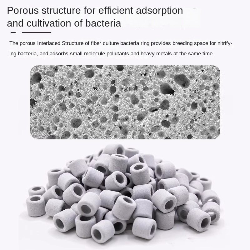 VOONLINE Plastic Biological Foam Filter Media Freshwater Aquarium and Marine Pond Filtration Core