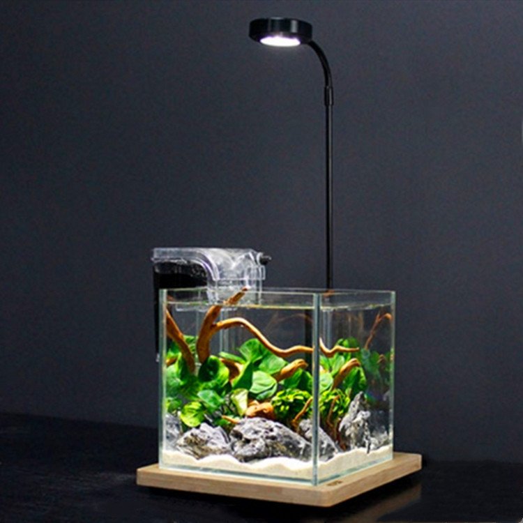 Desktop Decoration Timing Fish Tank Lamp Dimming Plant Water Grass Lamp LED Aquarium Light for fish coral reef Algae Aquarium