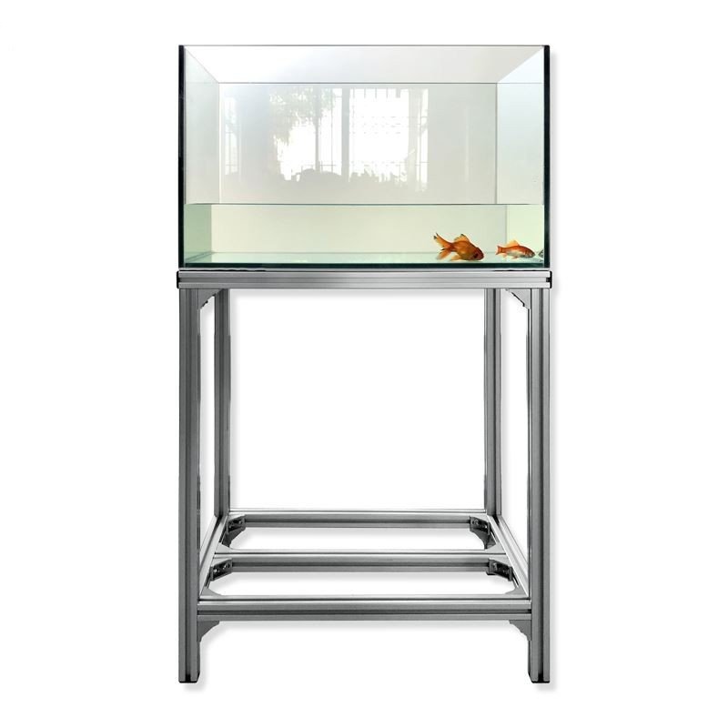 Luxury OEM Fish Tank Stand Aquaculture Pet Koi/Betta/Guppy Fish Aquarium Rack with Cabinet Indoor DIY Aluminum Fish Tank Frame
