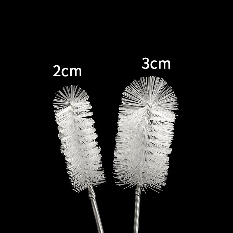 Stainless Steel Nylon Hose Brush Pipe Cleaners Tube Straw Cleaning Brush U-Shape Flexible Drain Brush Aquarium Maintenance Tool