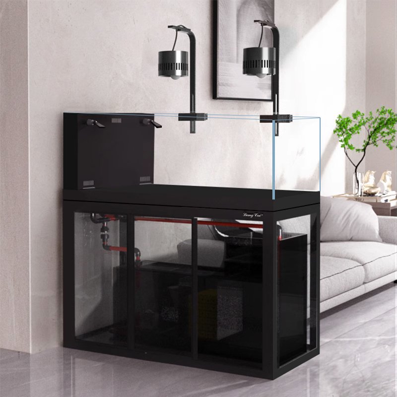 Factory Customized Large and Medium-sized Aquariums with filter system free water change Aquarium Decorative Fish Tank