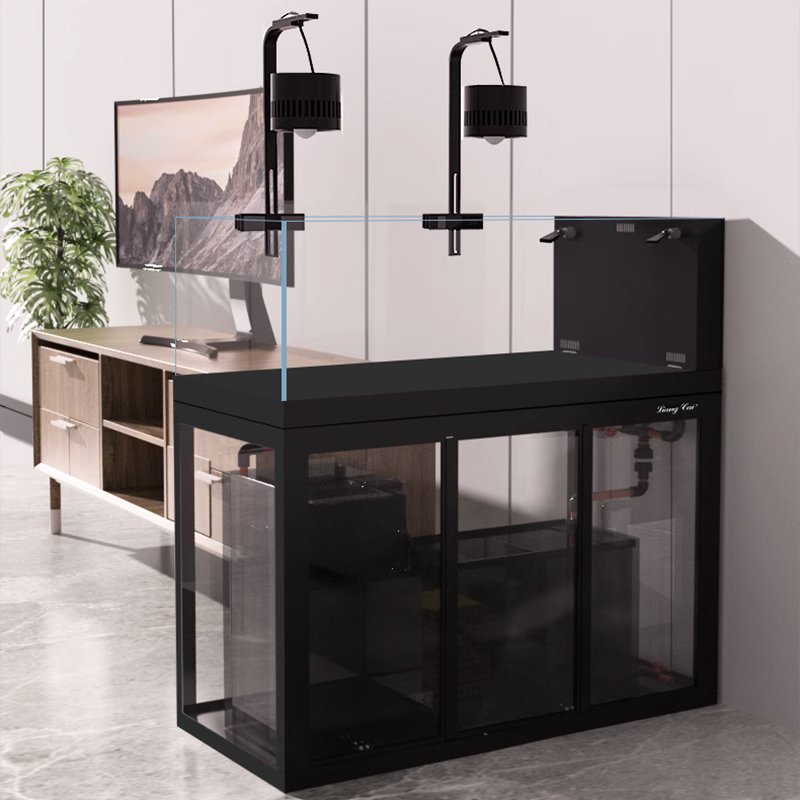 Factory Customized Large and Medium-sized Aquariums with filter system free water change Aquarium Decorative Fish Tank
