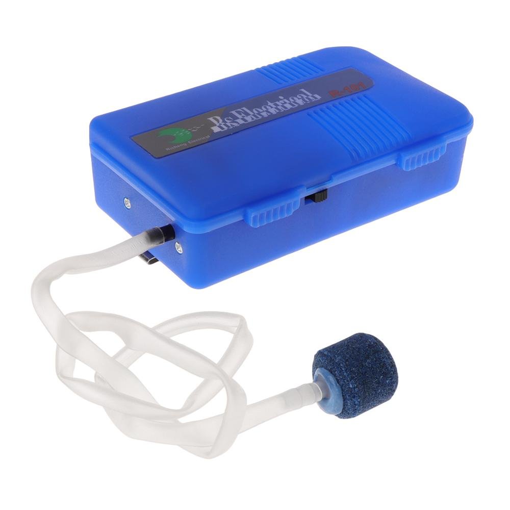 Aquarium Oxygen Air Pump Fish Tank R-101 Single Output Battery Portable Aerator