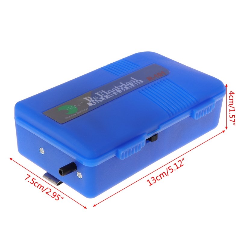Aquarium Oxygen Air Pump Fish Tank R-101 Single Output Battery Portable Aerator