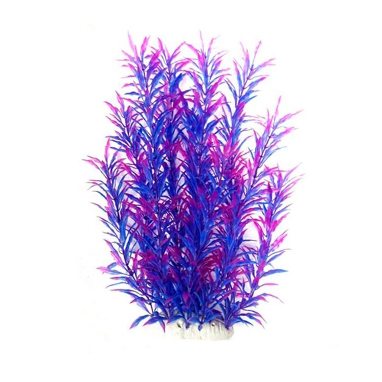 Wholesale Fashion Design Aquarium Fish Tank Accessories pet plastic Plants With Free Sample.
