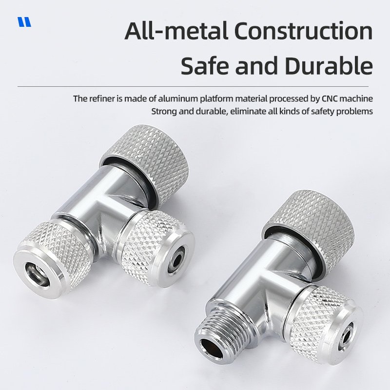 ZRDR Aquarium System CO2 Regulator Needle Check Valve Bubble Counter Fish Tank Accessory CO2 Flow control valve