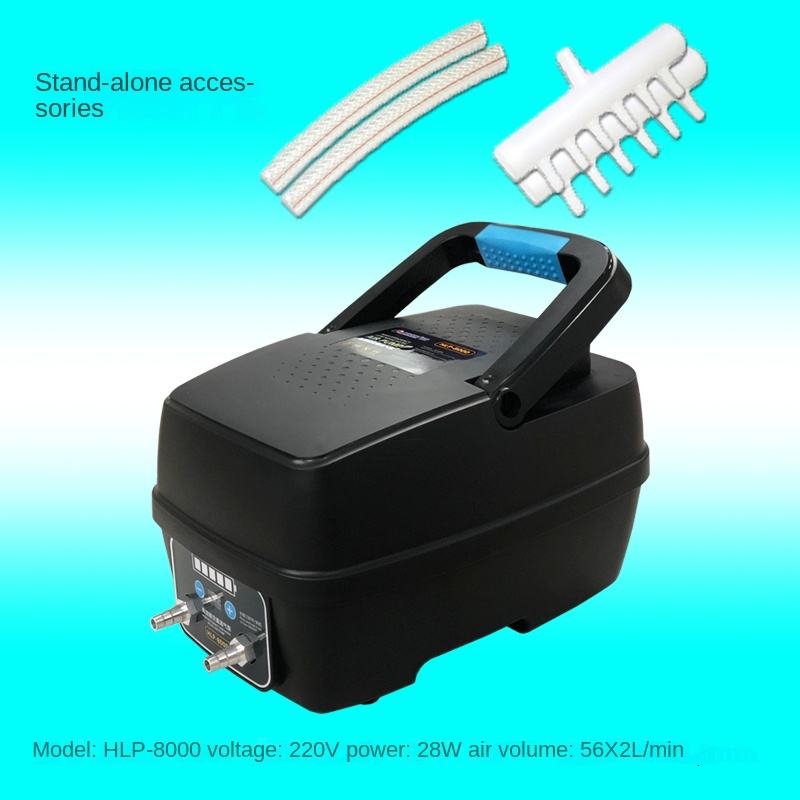 RESUN HLP8000 LP200 Aquarium air pump High Pressure Inflate Electric Cycle Pumps Powerful Diaphragm Farming Septic for fish pond