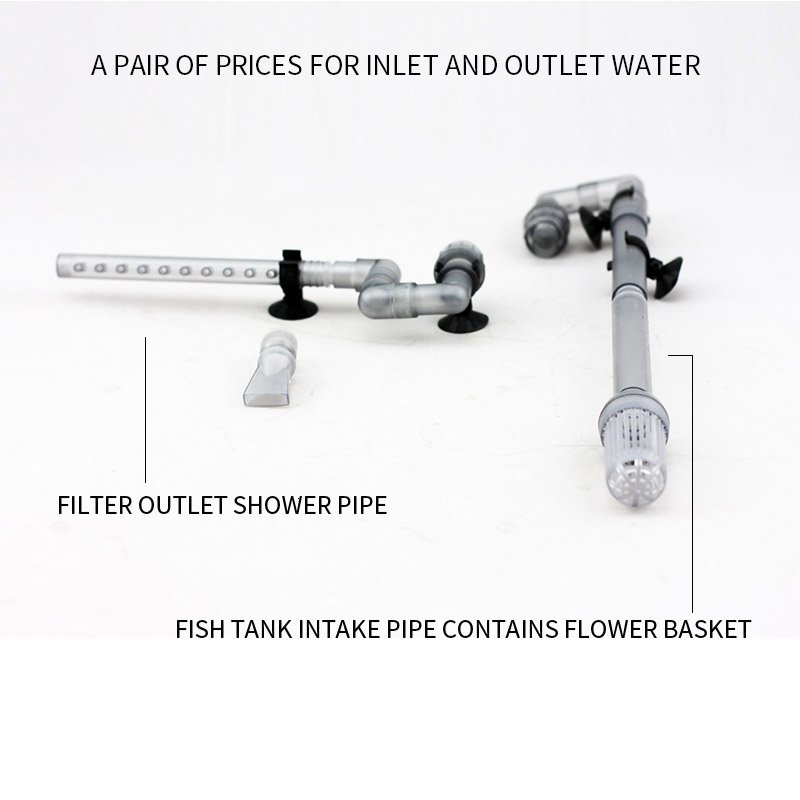 sunsun Aquarium Filter bucket inlet and outlet water plastic pipe fittings